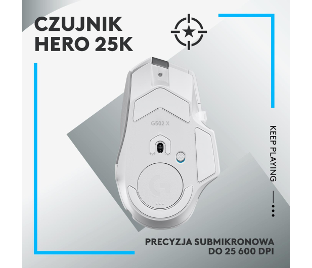 LOGITECH G502 X LIGHTSPEED Biała - 1066488 - zdjęcie 9
